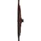 Ekena Millwork Haylynn Ceiling Medallion (Fits Canopies up to 1 1/4"), 29 1/8"OD x 1 1/4"ID x 4"P, Brushed Mahogany CM29HYBMF - alternate 3